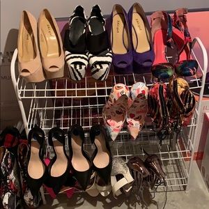 Used slightly worn shoes